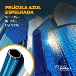 Película Azul Espelhado 15%